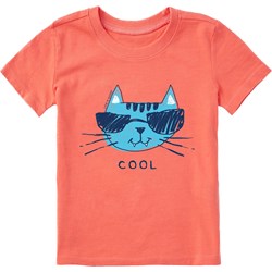 Life Is Good - Toddlers Cool Cat Crusher T-Shirt