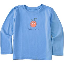 Life Is Good - Toddlers Little Cutie Long Sleeve Crusher T-Shirt