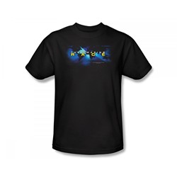 The Amazing Race - The Amazing Race / Faded Globe Slim Fit Adult T-Shirt In Black