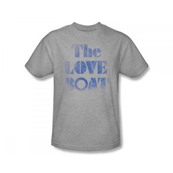 Cbs - Love Boat / Love Boat Distressed Adult T-Shirt In Heather