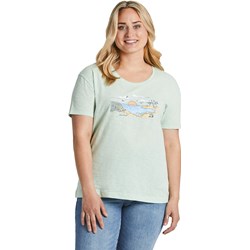 Life Is Good - Womens Fineline Secret Spot Relaxed Fit Slub T-Shirt