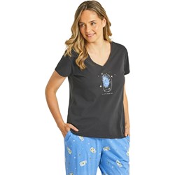 Life Is Good - Womens Fireflies Shine On Snuggle Up Relaxed Sleep T-Shirt