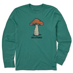 Life Is Good - Mens I'M A Fungi Long Sleeve Crusher T-Shirt