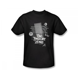 The Twilight Zone - Twilight Zone / Twilight Zone Monologue Slim Fit Adult T-Shirt In Black