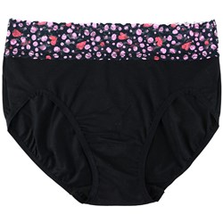 Hanky Panky - Womens Cotton French Brief Print Trim Panty