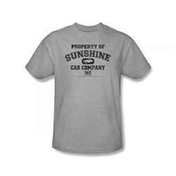 Taxi - Taxi / Property Of Sunshine Cab Slim Fit Adult T-Shirt In Heather