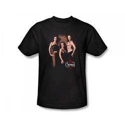 Charmed - Charmed / Three Hot Witches Slim Fit Adult T-Shirt In Black