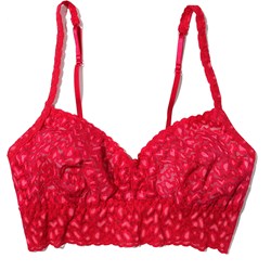 Hanky Panky - Womens Xdye Leop Vneck Retro Bra