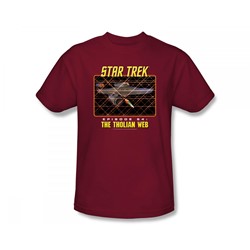 Star Trek - St / The Tholian Web Adult T-Shirt In Cardinal