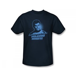 Star Trek: The Original Series - St / Vulcan Mind Slim Fit Adult T-Shirt In Navy