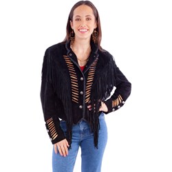 Scully - Womens Fringe/Lacing Jacket