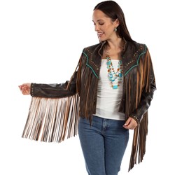 Scully - Womens Fringe Jacket