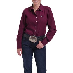 Cinch - Womens Long Sleeve Solid Shirt