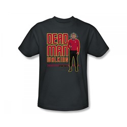Star Trek: The Original Series - St / Dead Man Walking Slim Fit Adult T-Shirt In Charcoal