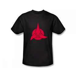 Star Trek - St: Next Gen / Klingon Logo Slim Fit Adult T-Shirt In Black