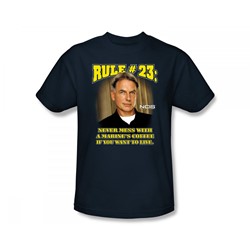 Ncis - Rule 23 Slim Fit Adult T-Shirt In Navy