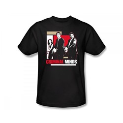 Criminal Minds - Guns Drawn Slim Fit Adult T-Shirt In Black