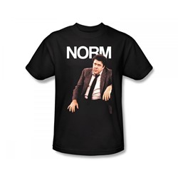 Cheers - Norm Slim Fit Adult T-Shirt In Black