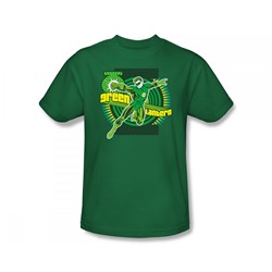 Green Lantern - Green Lantern Slim Fit Adult T-Shirt In Kelly Green
