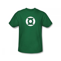 Green Lantern - Green Lantern Logo Slim Fit Adult T-Shirt In Kelly Green
