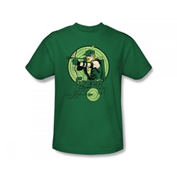 Green Arrow - Green Arrow Slim Fit Adult T-Shirt In Kelly Green