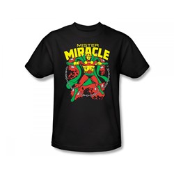 Dc Comics - Mr. Miracle Slim Fit Adult T-Shirt In Black