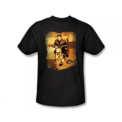 Elvis - Hit The Road Adult T-Shirt In Black