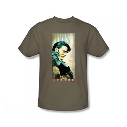 Elvis - The Original Adult T-Shirt In Safari Green