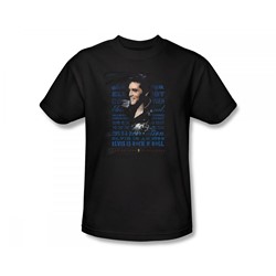 Elvis - Icon Slim Fit Adult T-Shirt In Black
