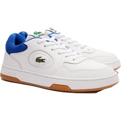 Lacoste - Mens Lineset Contrasted Collar Leather Sneakers