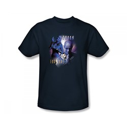 Farscape - Zhann Slim Fit Adult T-Shirt In Navy