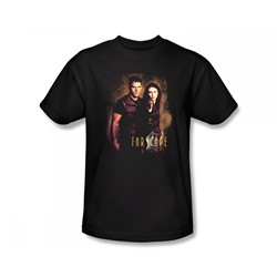 Farscape - Wanted Slim Fit Adult T-Shirt In Black