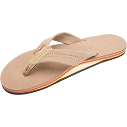 Rainbow - Womens Premier Leather Single Layer Arch Sandals