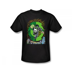 Green Lantern - Gl #51 Cover Slim Fit Adult T-Shirt In Black