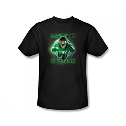 Green Lantern - Green Lantern's Light Slim Fit Adult T-Shirt In Black