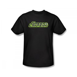 Green Lantern - Scribble Title Slim Fit Adult T-Shirt In Black