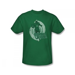 Green Lantern - Power Slim Fit Adult T-Shirt In Kelly Green