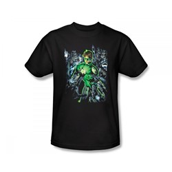 Green Lantern - Surrounded By Death Slim Fit Adult T-Shirt In Black