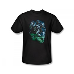 Green Lantern - Black Lantern Batman Slim Fit Adult T-Shirt In Black