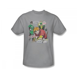Green Lantern - Speedy Junky Slim Fit Adult T-Shirt In Silver