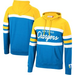 Mitchell And Ness - San Diego Chargers Mens Head Coach Hoodie