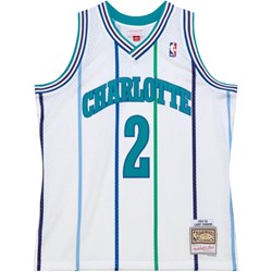 Mitchell And Ness - Charlotte Hornets Mens Nba White 1992 Larry Johnson Jersey