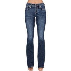 Miss Me - Womens Mid-Rise Bootcut Jeans