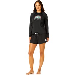 Life Is Good - Womens Daisy Rainbow Long Sleeve Rashguards