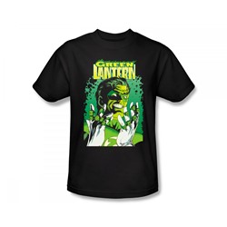Justice League - Gl #49 Cover Slim Fit Adult T-Shirt In Black