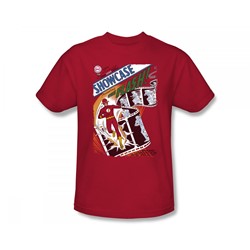 Justice League - Showcase #4 Cover Slim Fit Adult T-Shirt In Red