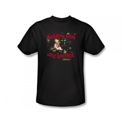Labyrinth - Goblins Took My Brother Slim Fit Adult T-Shirt In Black