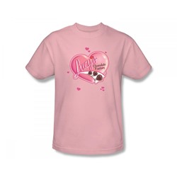 I Love Lucy - Chocolate Smudges Adult T-Shirt In Pink