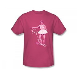I Love Lucy - Life's A Big Dance Adult T-Shirt In Hot Pink