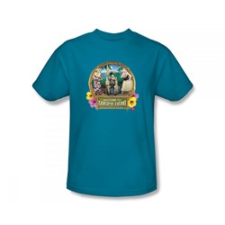 I Love Lucy - Lucy's Luau Adult T-Shirt In Turquoise